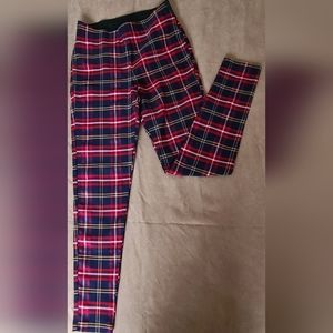 Eclipse Plaid Skinny Pants